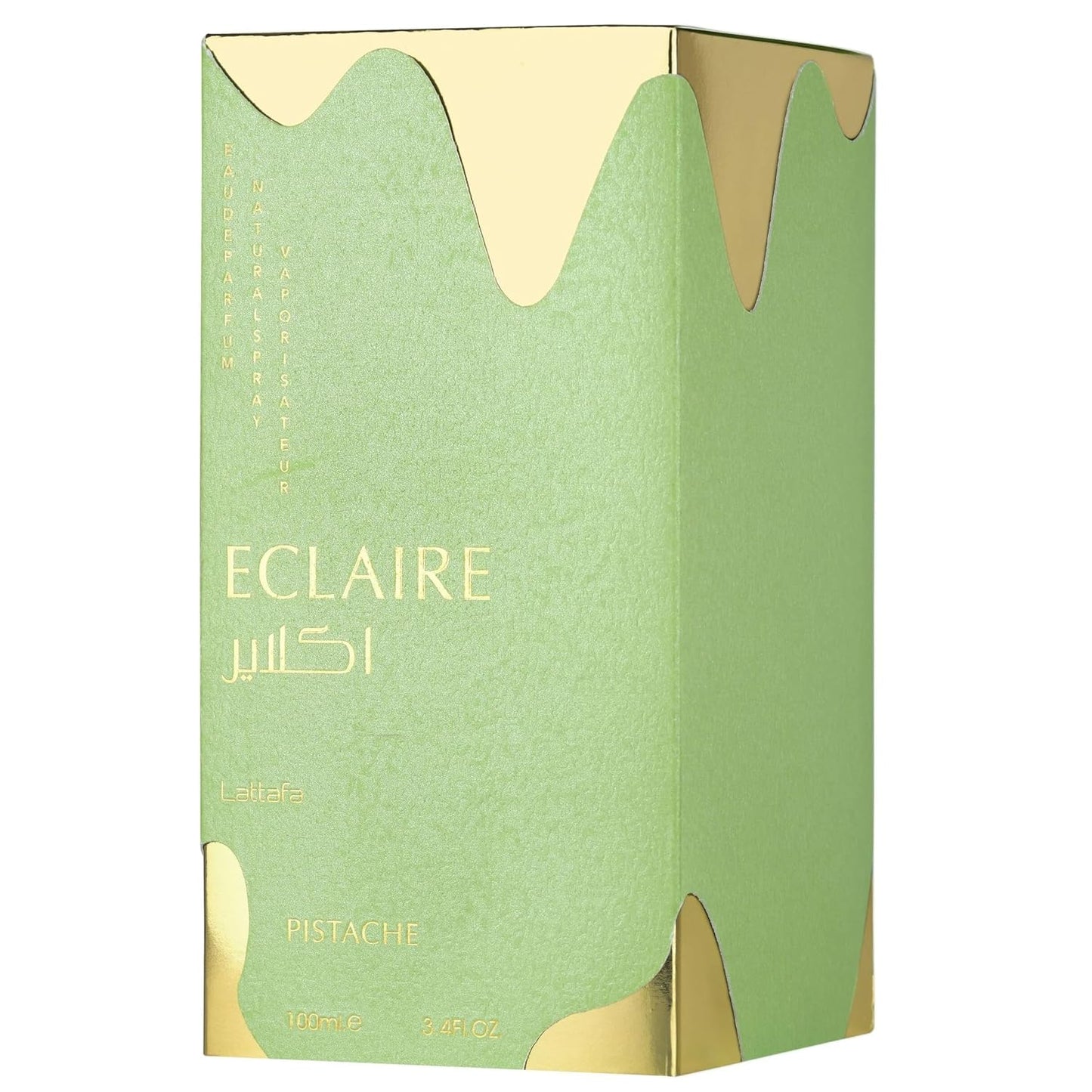 Lattafa Eclaire Pistache – Gourmand, Nutty, Creamy, Musky – Eau de Parfum Spray Long-Lasting Fragrance for Women - 100 ml