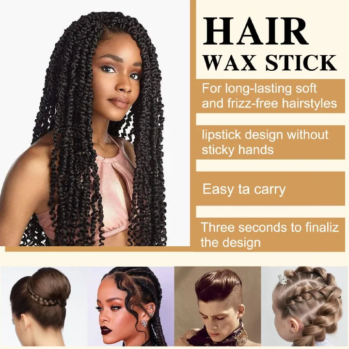 Hair Wax Stick For Wig & Natural Hair - 75g