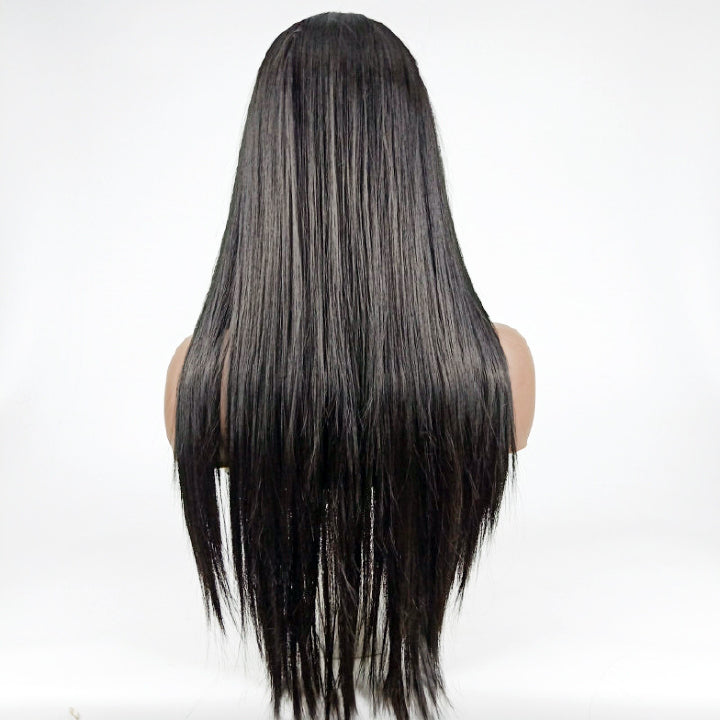 Long Straight Synthetic Black Wig