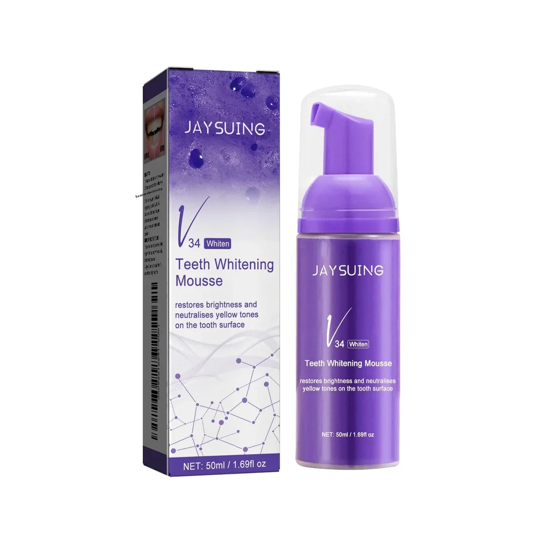 Teeth Whitening Mousse - Deep Cleaning & Whitening Foam Mousse - 50 mls