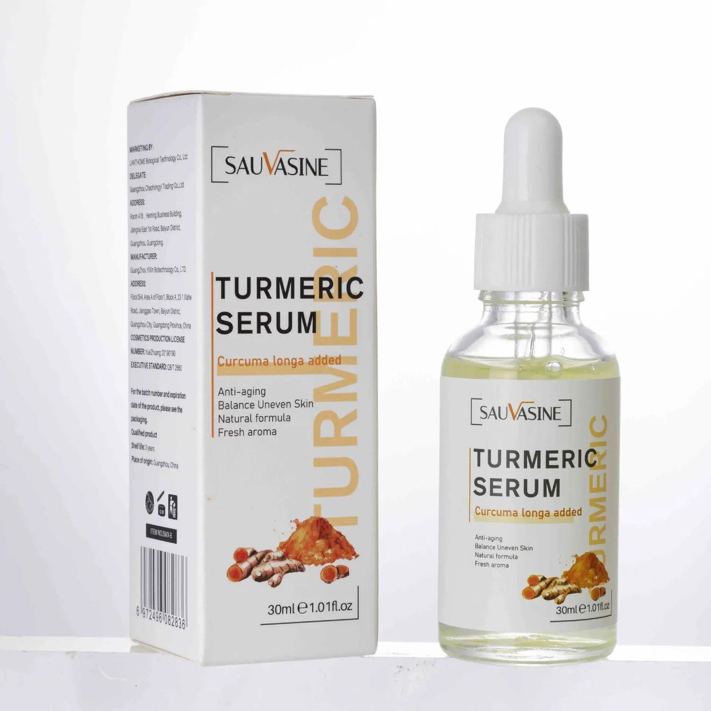 Natural Turmeric Dark Spot Corrector Serum for Dark spots & Acne Face (30mls)- Get Free Bar of Turmeric Soap