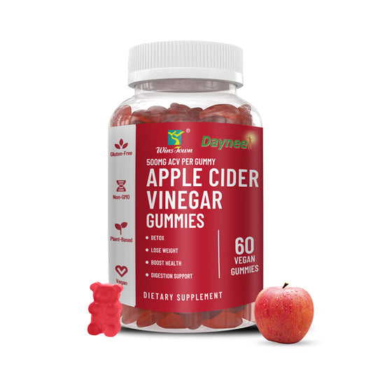 Apple Cider Vinegar Gummies for Metabolism & Digestion Boost, Detox, Gut & Immune Health - 60 Gummies