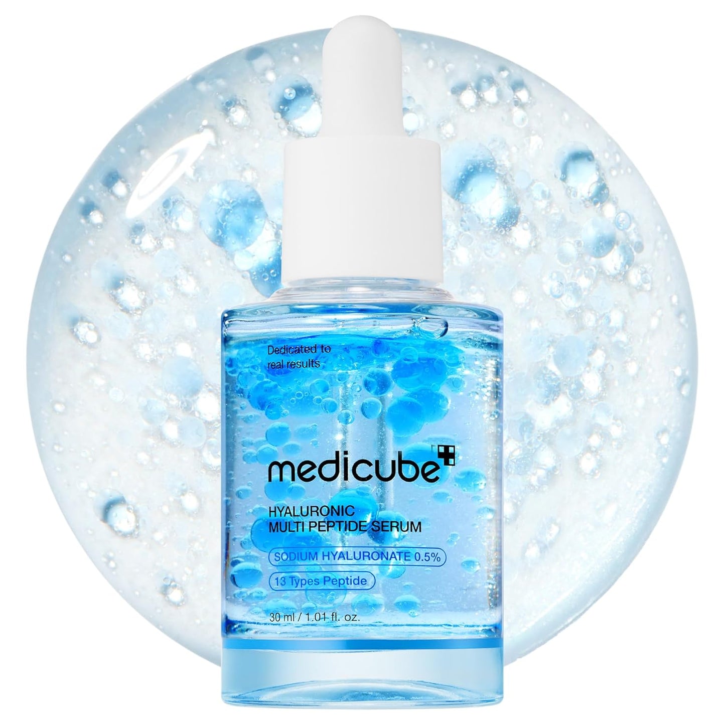 medicube Hyaluronic Multi Peptide PDRN Serum for Glowing and Soothing | Lightweight Water Plumping Radiant Facial Serum for All Skin Type, Hydrating Moisturizer - 30ml
