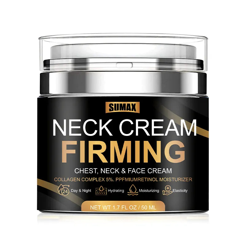 Neck Firming Cream - Anti-Wrinkle Cream Day & Night for Face, Neck & Chest Cream - Moisturizing, Lifting & Hydrating - 50g