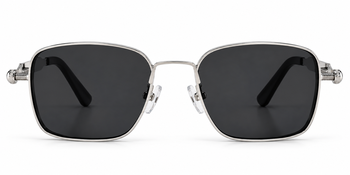 Retro Box Steampunk Universal Metal Sunglasses