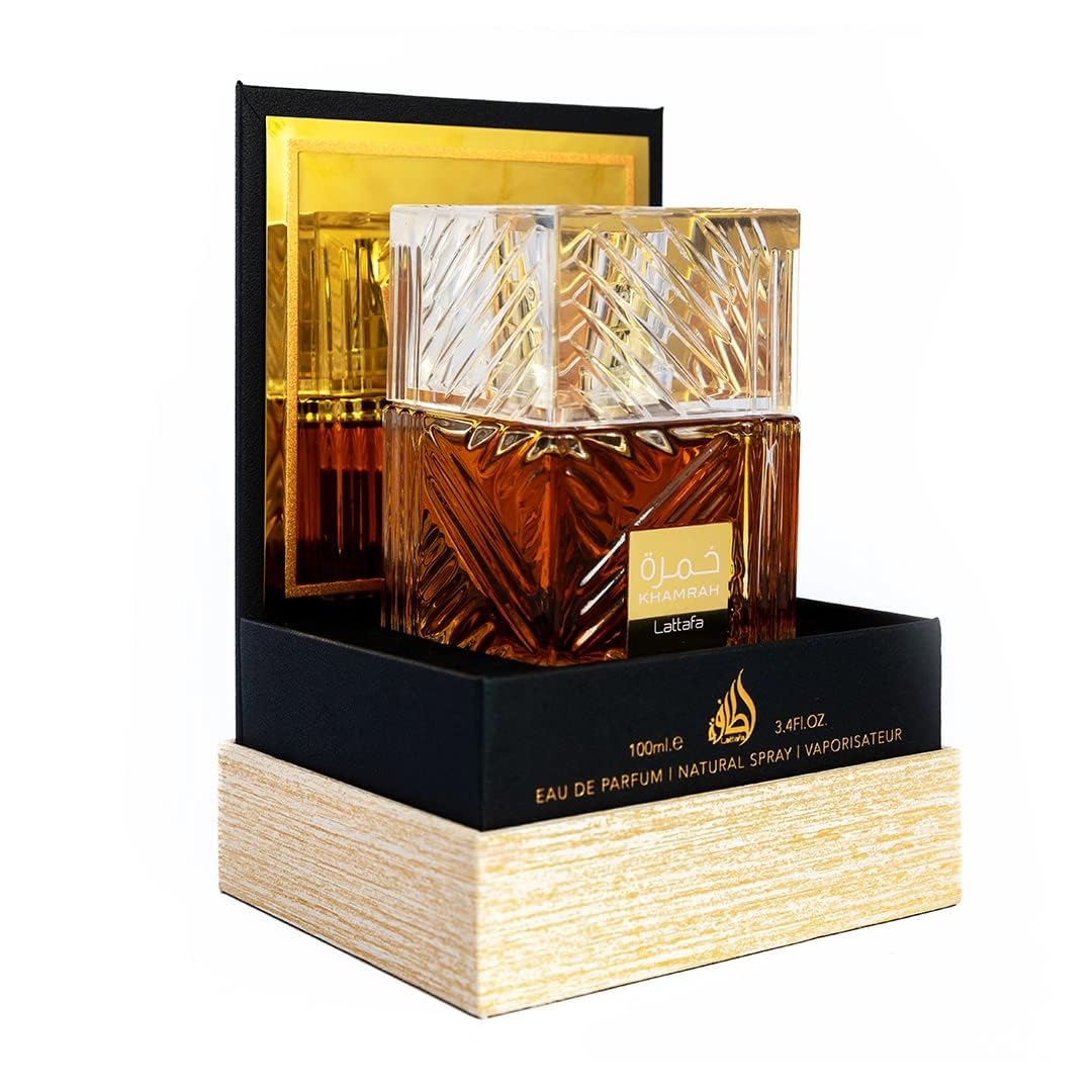 Lattafa Khamrah Qahwa - Vanilla, Warm Spicy, Cinnamon, Sweet - Eau de Parfum Long-Lasting Fragrance for Unisex - 100 ml