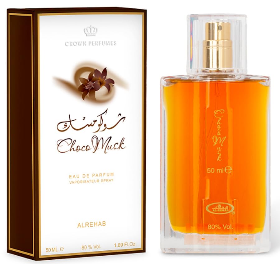 Al-Rehab Choco Musk Parfum Spray for Women - 50 ml