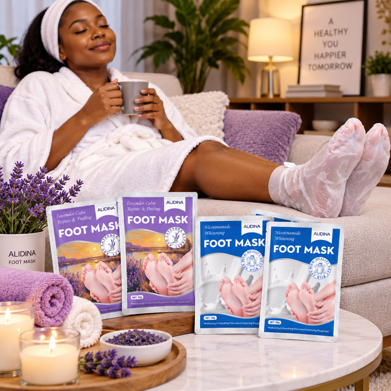 Exfoliating Foot Peeling & Repair Mask - ( BUY 1 GET 1 FREE )