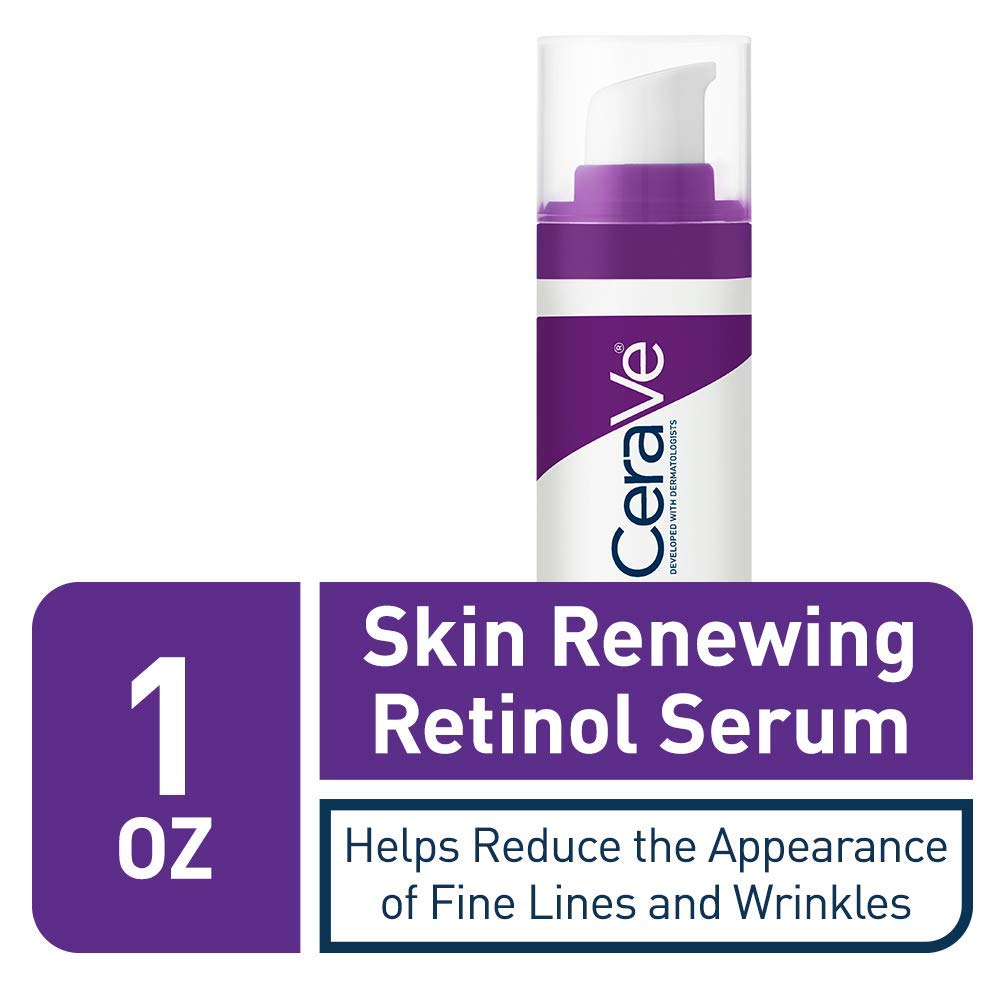 CeraVe Anti Aging Retinol Serum | Cream Serum for Smoothing Fine Lines and Skin Brightening | With Retinol, Hyaluronic Acid, Niacinamide, and Ceramides