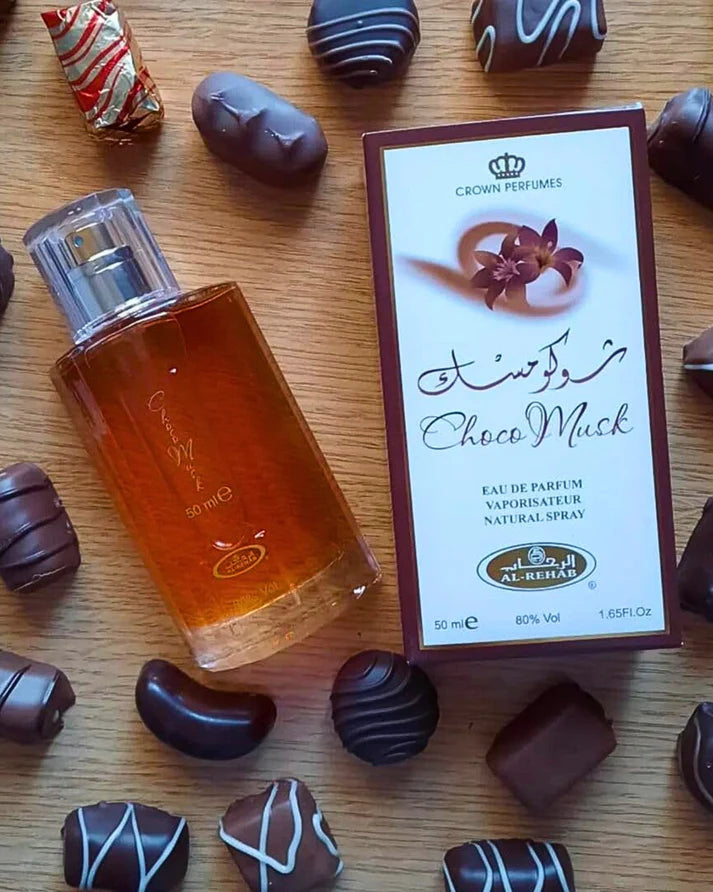 Al-Rehab Choco Musk Parfum Spray for Women - 50 ml