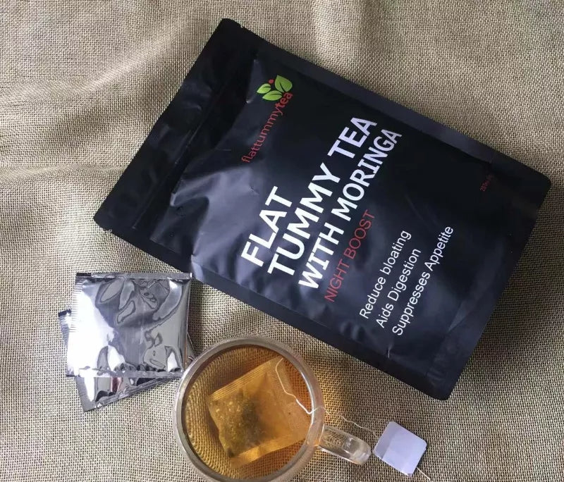 Flat Tummy Tea with Moringa – Tummy & Body Slimming Tea Bags
