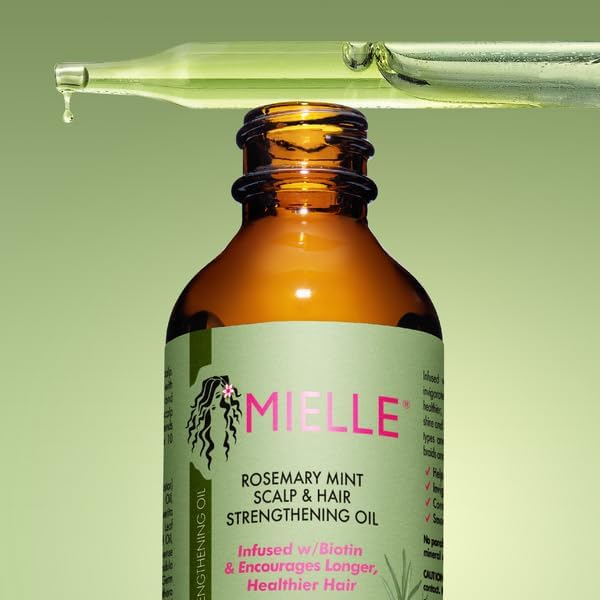 Mielle Organics Rosemary Mint Scalp & Hair Strengthening Oil for All Hair Types - ( 59mls)