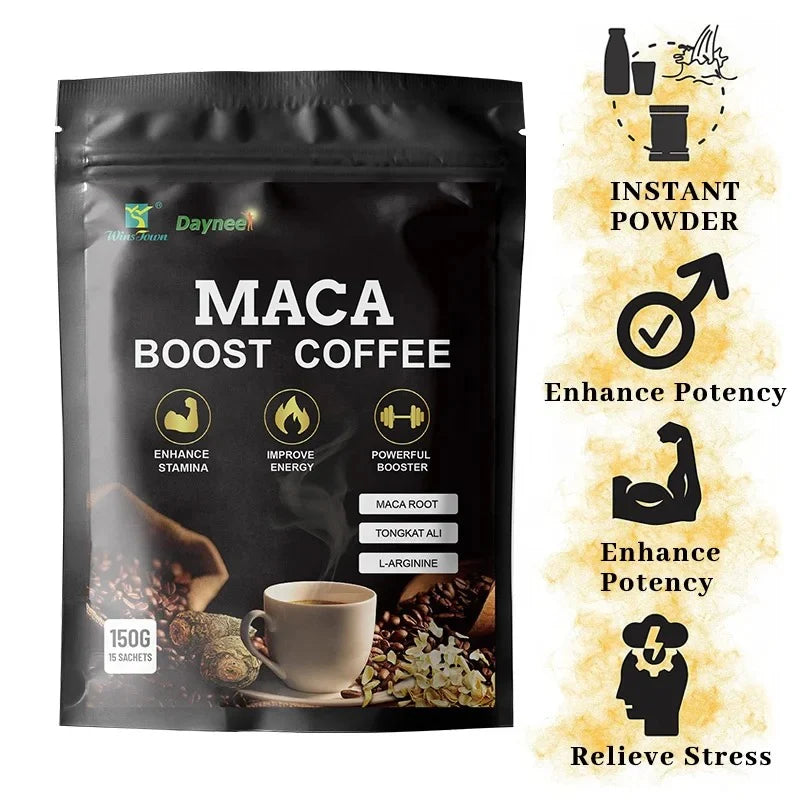 Maca Boost Coffee – Natural Stamina & Energy Boost for Vitality Support