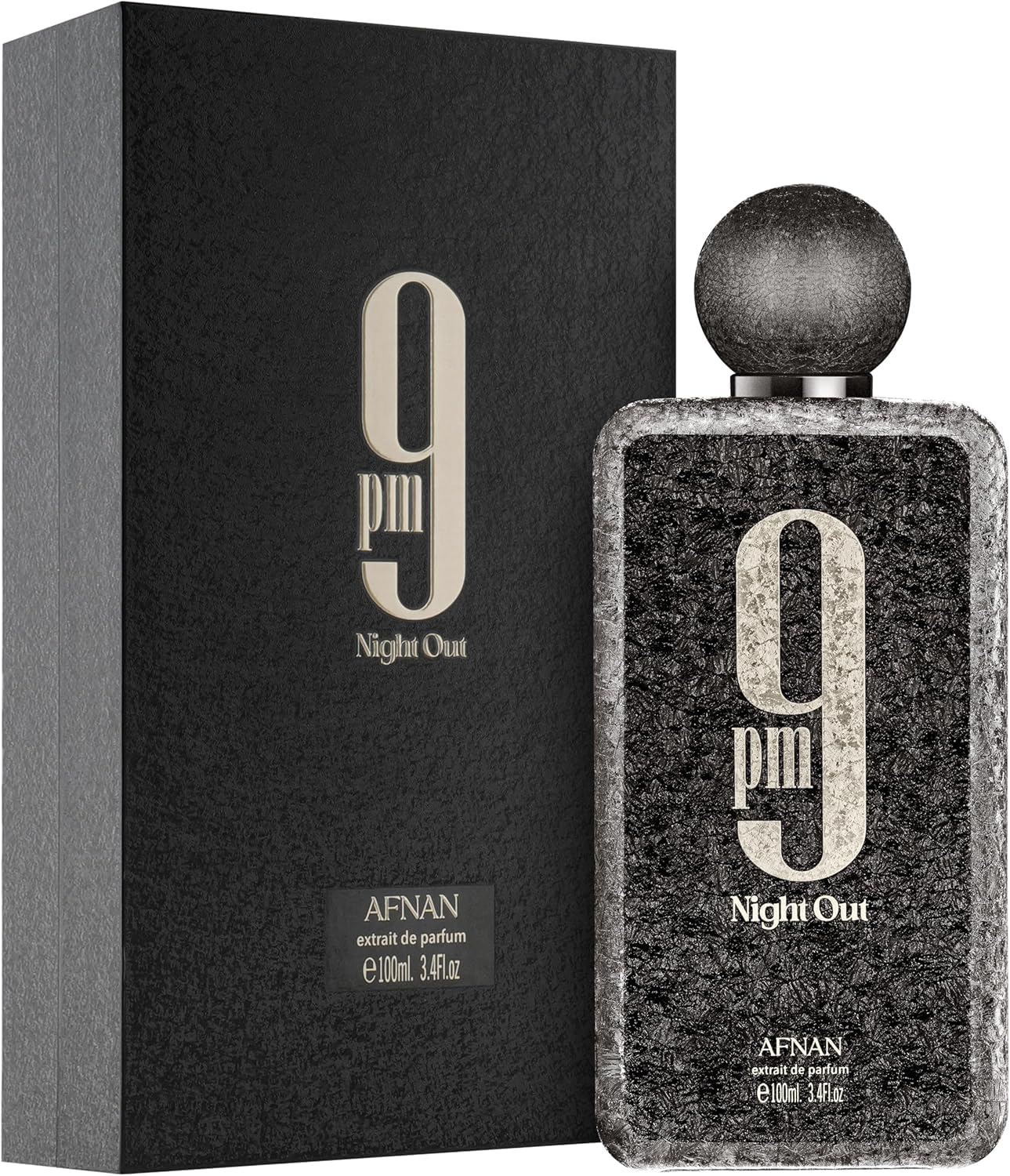 Afnan 9 PM Night Out Unisex Extrait de Parfum, 100ml