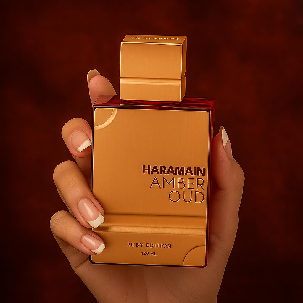 Al Haramain Amber Oud Ruby Edition, Unisex Amber  Long Lasting Perfume - 60 mls