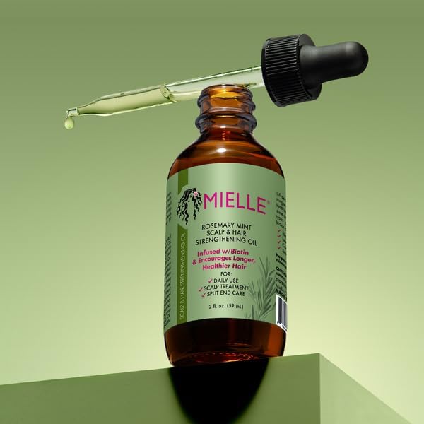 Mielle Organics Rosemary Mint Scalp & Hair Strengthening Oil for All Hair Types - ( 59mls)