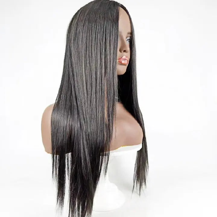 Long Straight Synthetic Black Wig