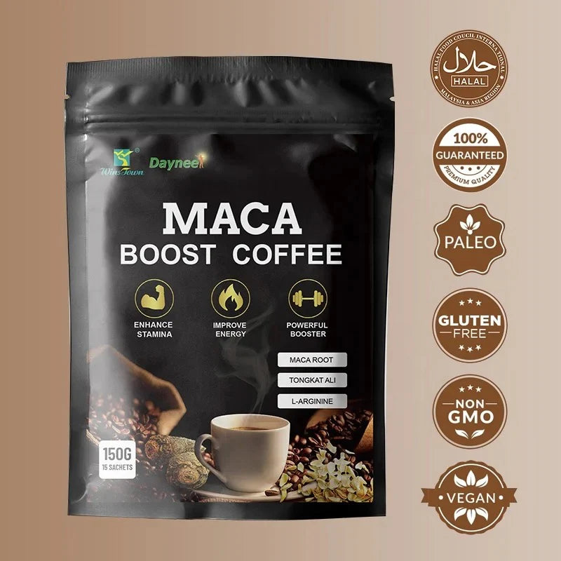 Maca Boost Coffee – Natural Stamina & Energy Boost for Vitality Support