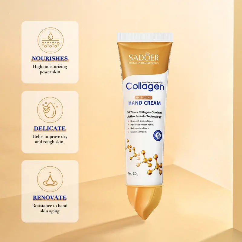 Sadoer Collagen Hands Cream | Anti-Aging Hands Cream For Younger Looking Hands ( BUY 1 GET 1 FREE )