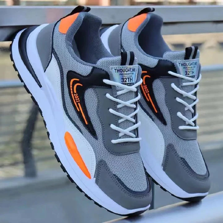Men's Casual Fashion Grey Sneakers
