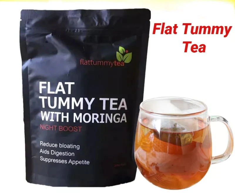 Flat Tummy Tea with Moringa – Tummy & Body Slimming Tea Bags