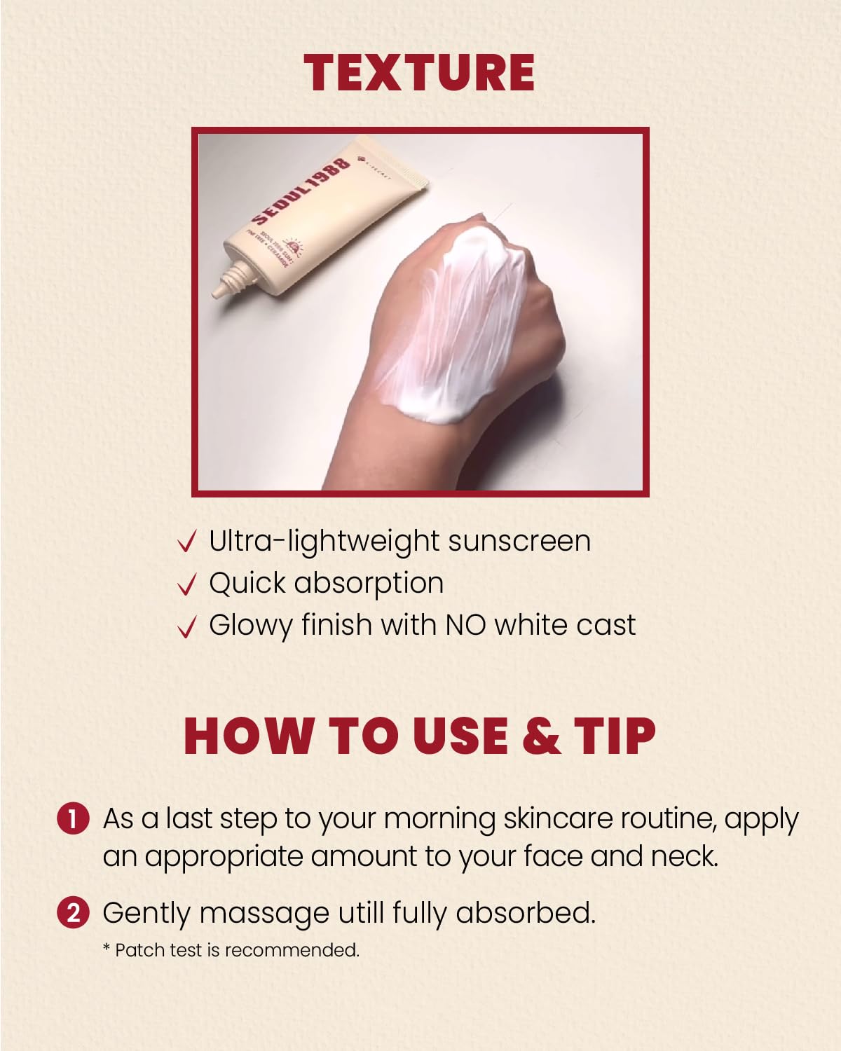 K-SECRET SEOUL 1988 Sunscreen : Pine Tree + Ceramide, 50ml