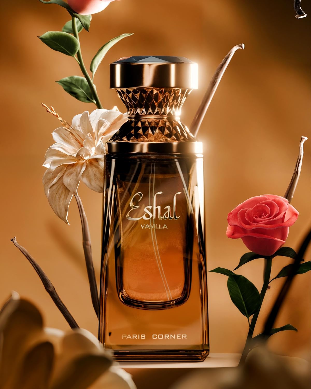 Paris Corner | Eshal Vanilla EDP 100 ml | Perfume for Women | Sweet, Warm, Sensual & Long-Lasting Fragrance | Indulge in Sugary, Vanilla, Musk Notes