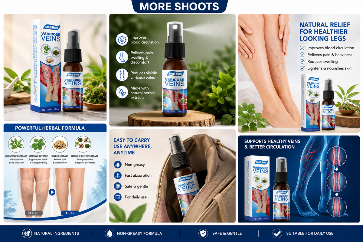 Varicose Veins Herbal Treatment Spray - Improves Blood Circulation  (BUY 1 GET 1 FREE)