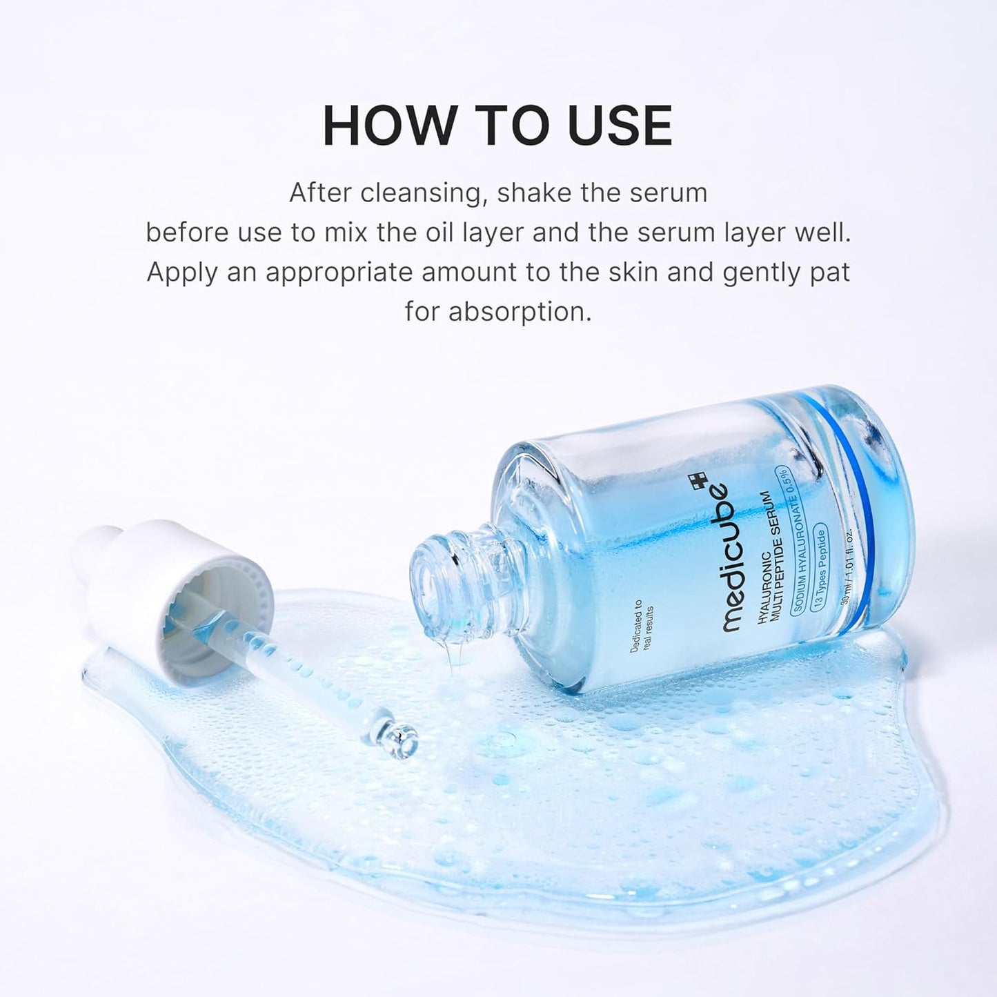 medicube Hyaluronic Multi Peptide PDRN Serum for Glowing and Soothing | Lightweight Water Plumping Radiant Facial Serum for All Skin Type, Hydrating Moisturizer - 30ml