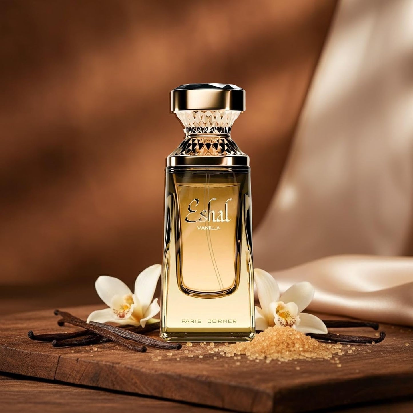 Paris Corner | Eshal Vanilla EDP 100 ml | Perfume for Women | Sweet, Warm, Sensual & Long-Lasting Fragrance | Indulge in Sugary, Vanilla, Musk Notes