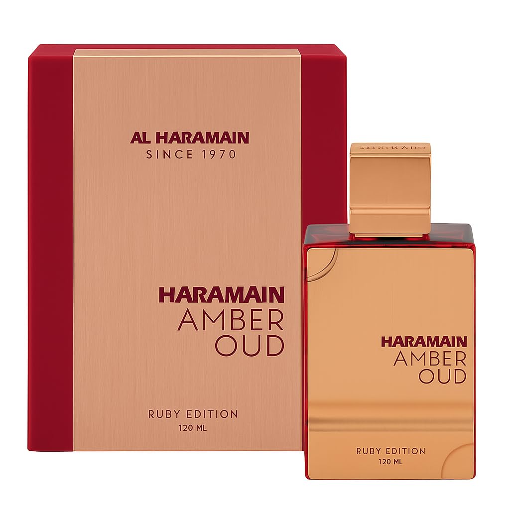 Al Haramain Amber Oud Ruby Edition, Unisex Amber  Long Lasting Perfume - 60 mls