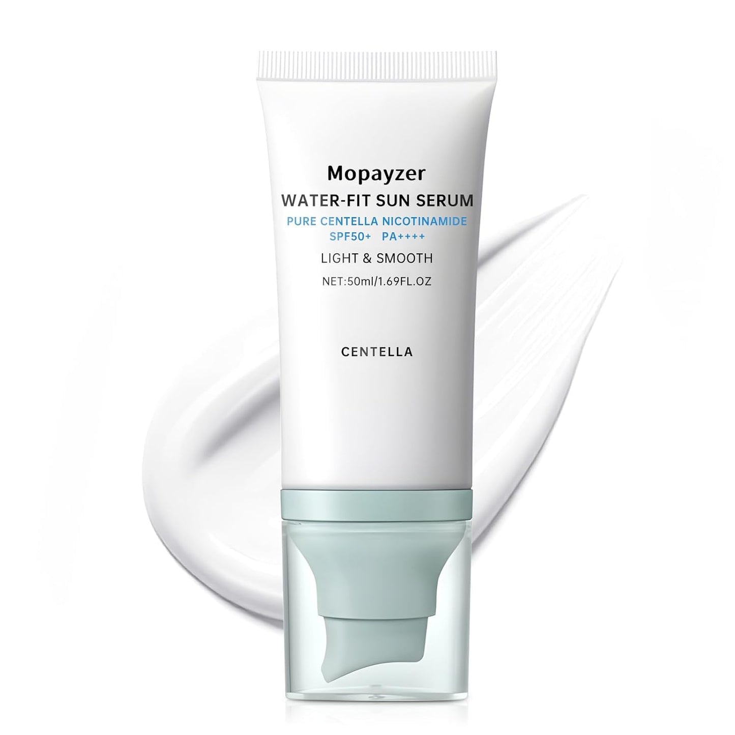 Centella Water Fit Sunscreen Serum - SPF 50 Serum for Strong UV Protection with No White Cast