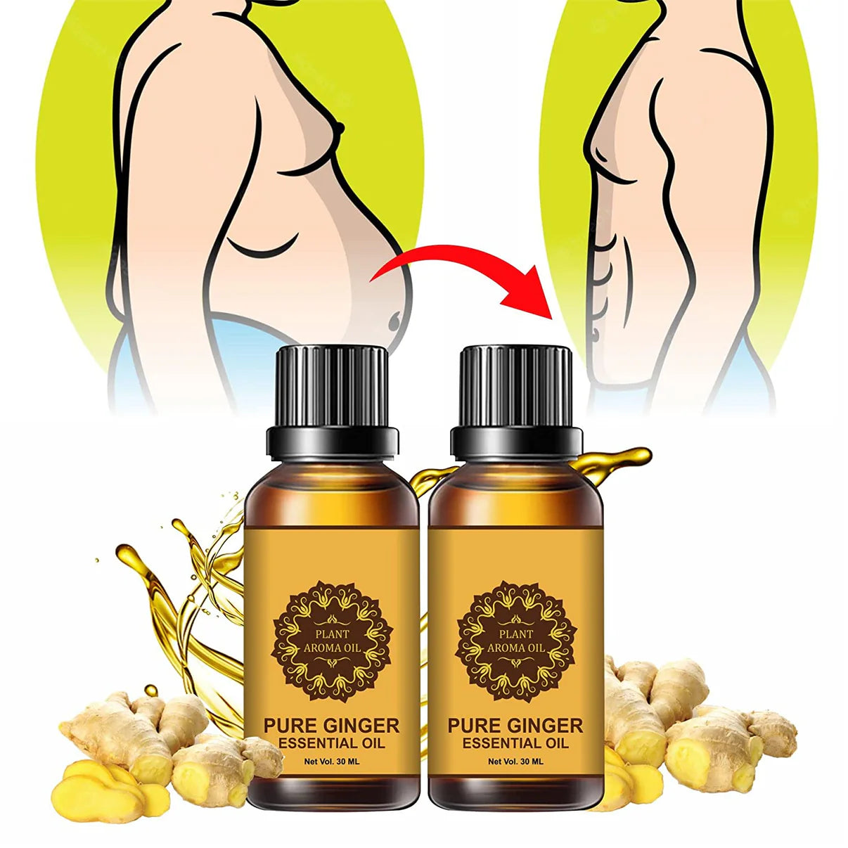 Slimming Ginger Oil (BUY ONE GET ONE FREE)