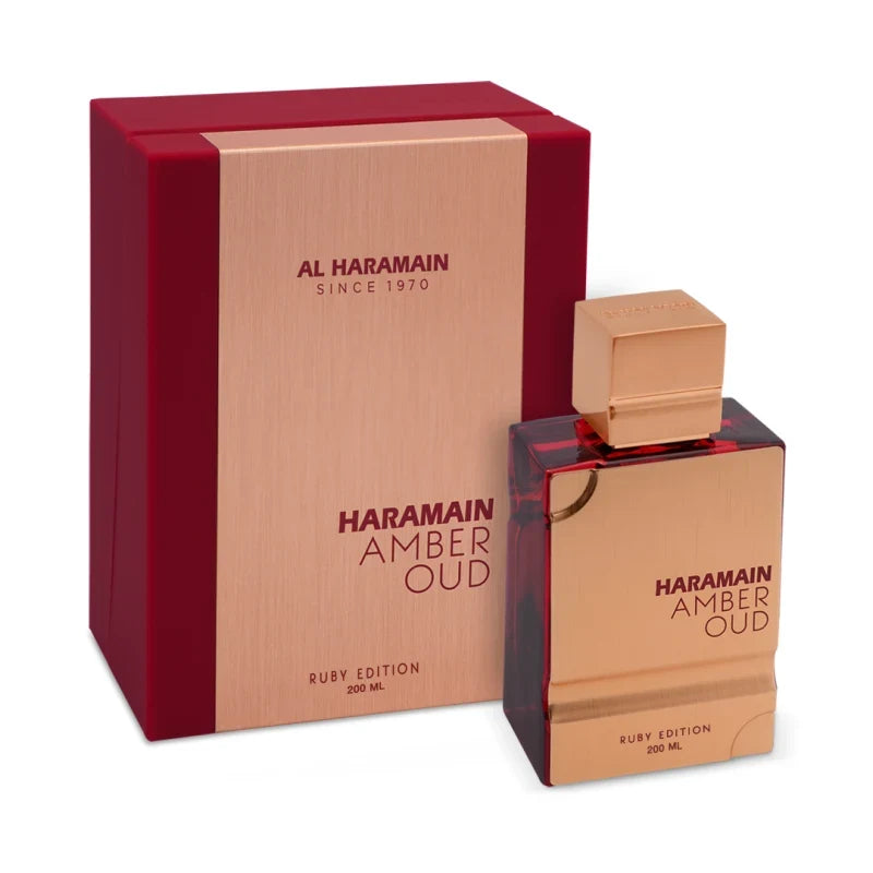 Al Haramain Amber Oud Ruby Edition, Unisex Amber  Long Lasting Perfume - 60 mls