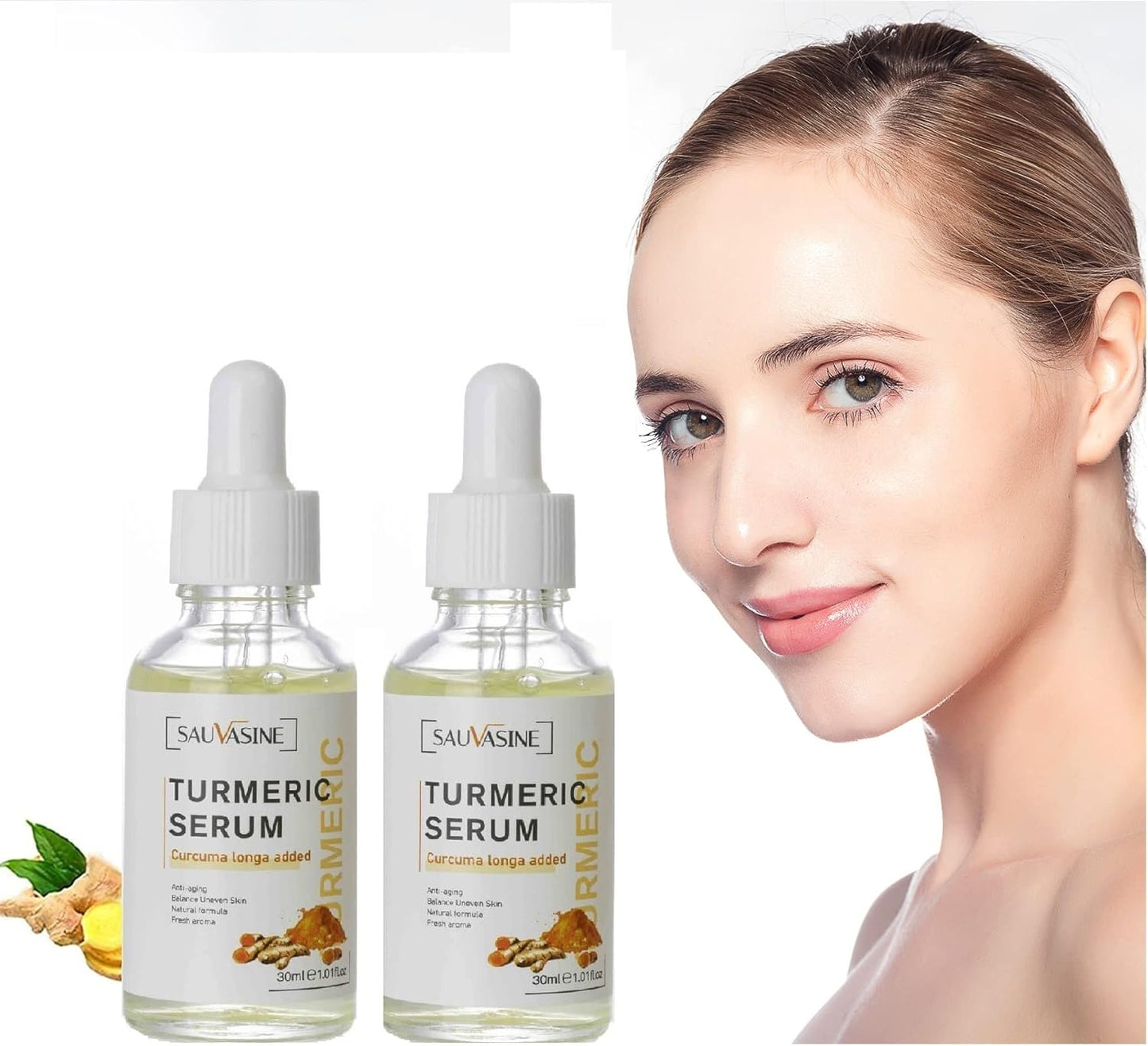 Natural Turmeric Dark Spot Corrector Serum for Dark spots & Acne Face (30mls)- Get Free Bar of Turmeric Soap