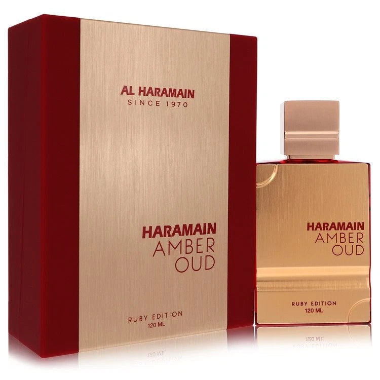 Al Haramain Amber Oud Ruby Edition, Unisex Amber  Long Lasting Perfume - 60 mls