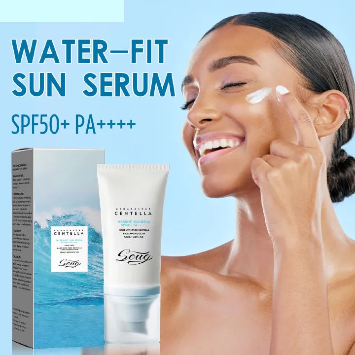 Centella Water Fit Sunscreen Serum - SPF 50 Serum for Strong UV Protection with No White Cast
