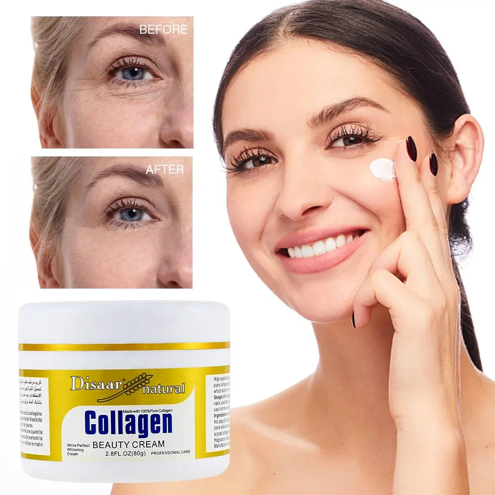 Collagen Power Lifting Cream |Face Moisturizer with Collagen – Intensive Firming Solution, Wrinkle Care, Lifting and Tightening (80G)