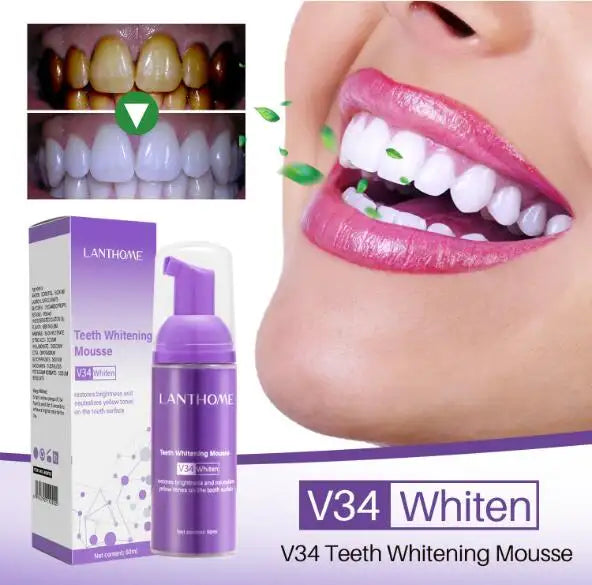 Teeth Whitening Mousse - Deep Cleaning & Whitening Foam Mousse - 50 mls